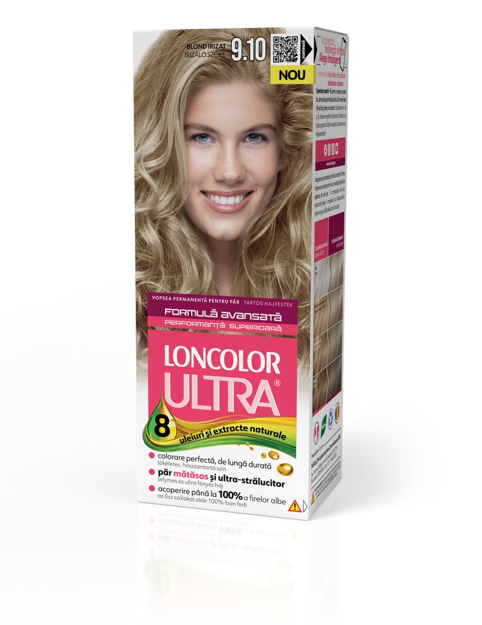 LONCOLOR ULTRA VOPSEA PERMANENTA 9.10 BLOND IRIZAT