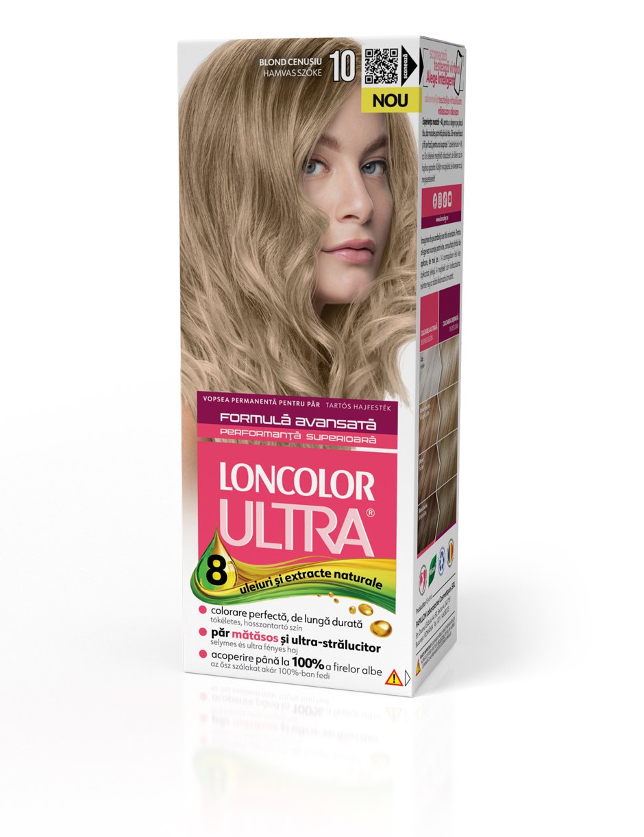 LONCOLOR ULTRA VOPSEA PERMANENTA 10 BLOND CENUSIU