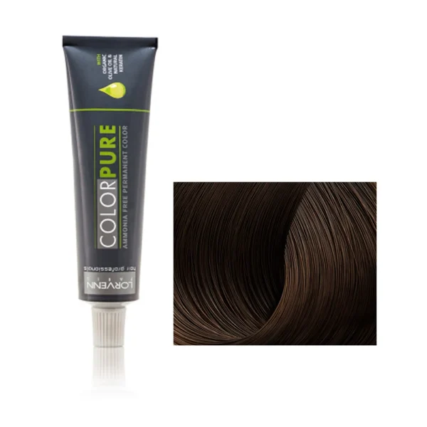 LORVENN Vopsea Par  COLOR PURE NO 6  DARK BLOND, 50ml- fara amoniac