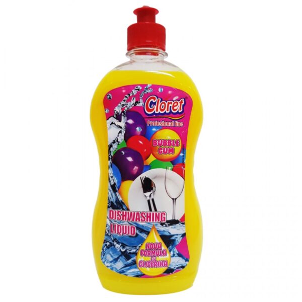 Detergent de vase Bubble gum- Cloret 500 ml
