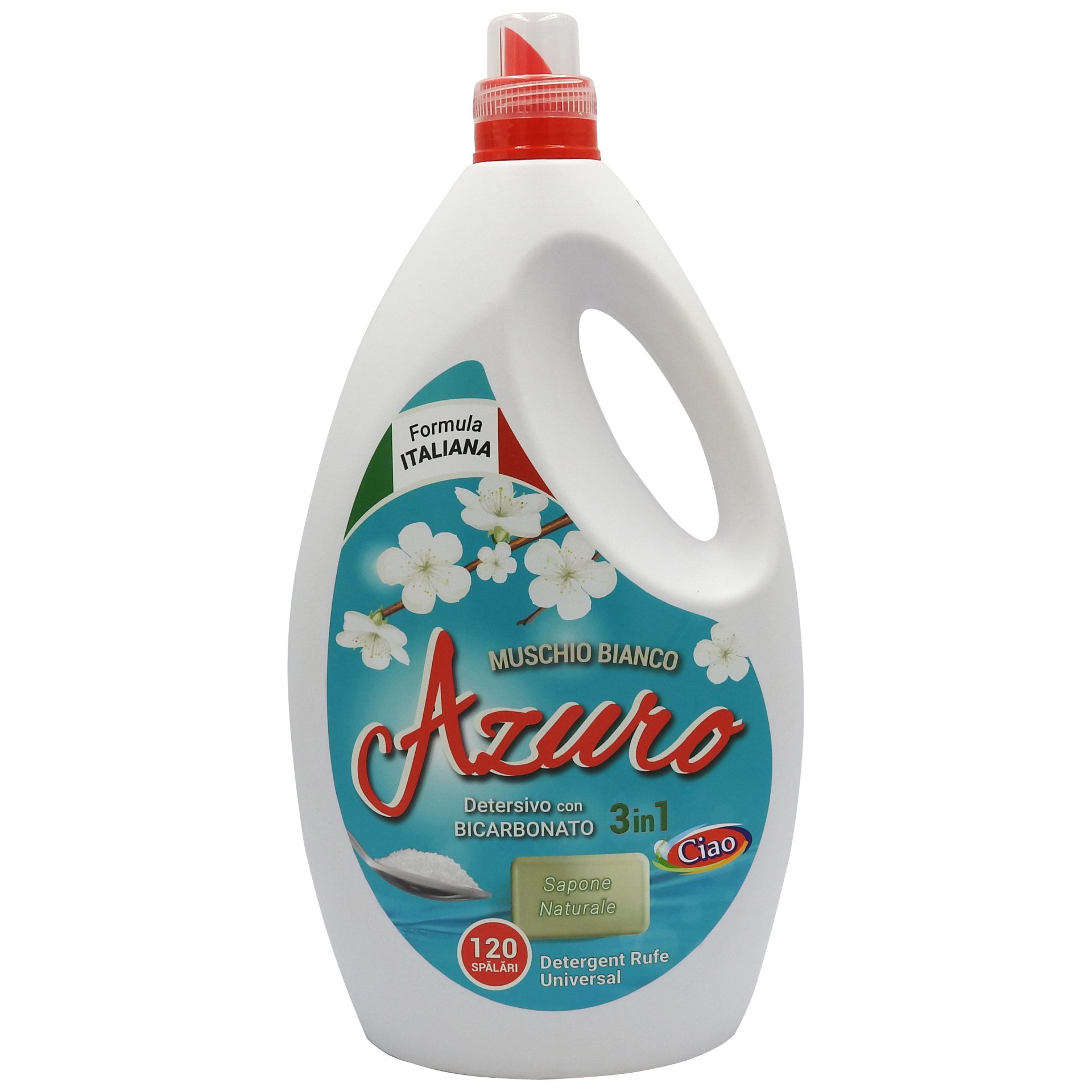 AZURO DETERGENT RUFE UNIVERSAL 4.8L MUSCHIO BIANCO