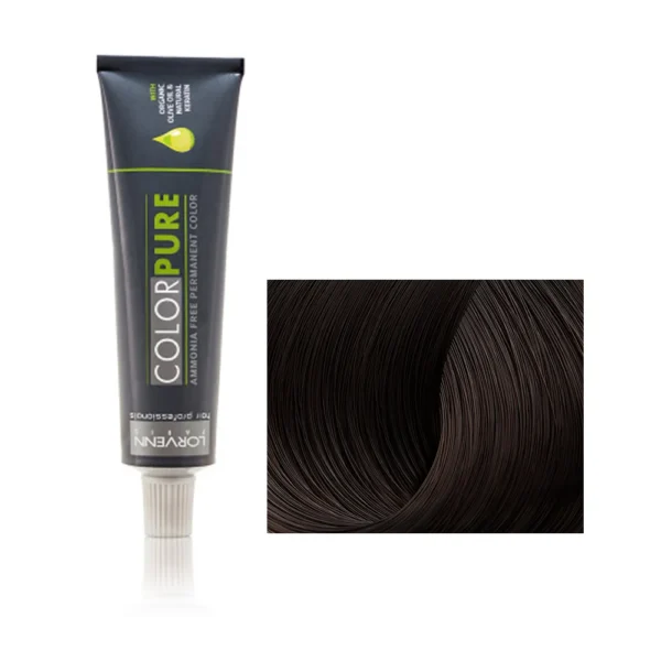 LORVENN Vopsea Par COLOR PURE NO 4 BROWN, 50ml- fara amoniac