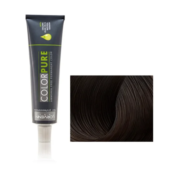 LORVENN Vopsea Par COLOR PURE NO 6.1 DARK BLOND ASH, 50ml - fara amoniac