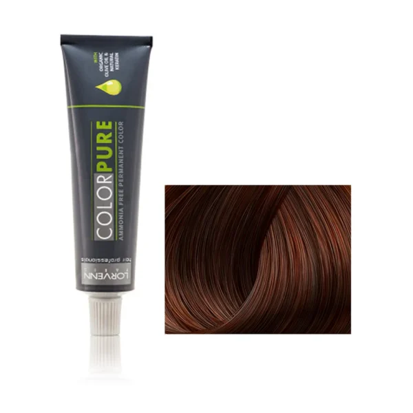 LORVENN Vopsea Par COLOR PURE NO 7.77 DEEP CAFE, 50ml- fara amoniac