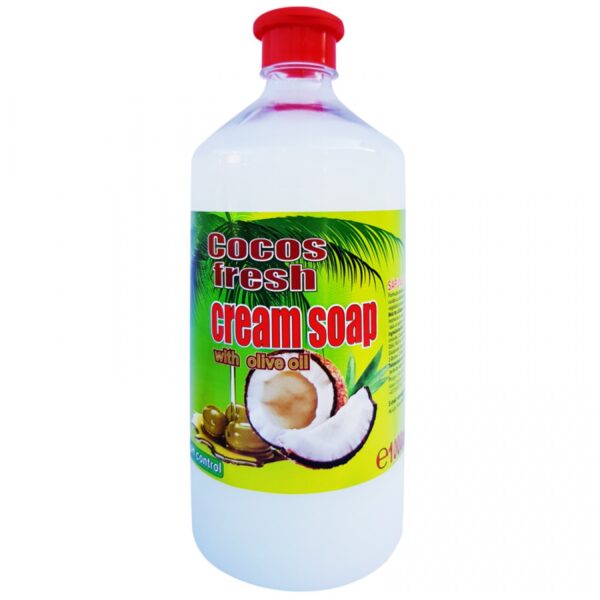 CLORET Sapun Lichid Cremos Cocos Fresh Rezerva 1 L