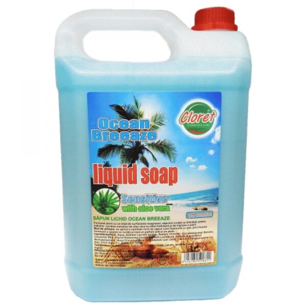 CLORET Sapun Lichid Cremos Ocean Breeaze 5 L