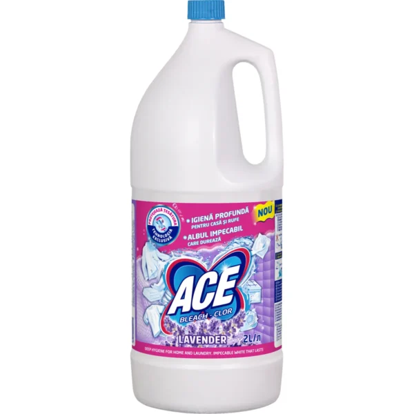 ACE Parfumat  LAVANDA  Clor Inalbitor Rufe, pentru Casa , 2 L