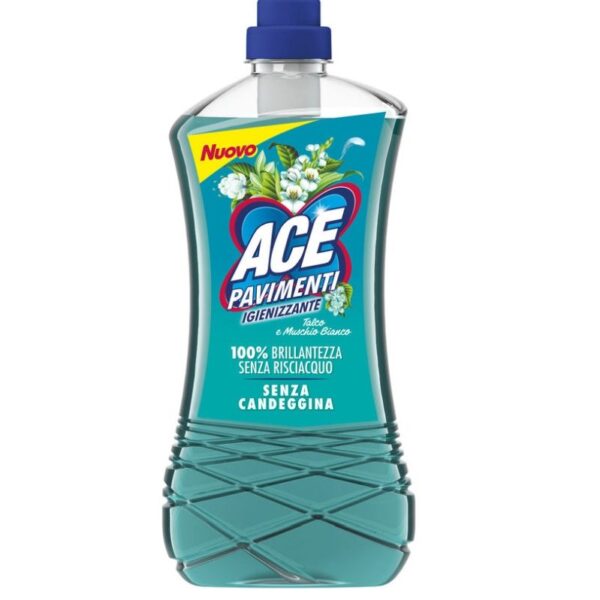 ACE Detergent  de Pardoseli TALCO & Mosc Alb 1L, fara clor