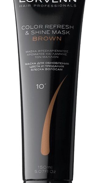 Lorvenn Profesional Color Refresh&Shine Mask Masca revitalizare culoare Brown 150ml