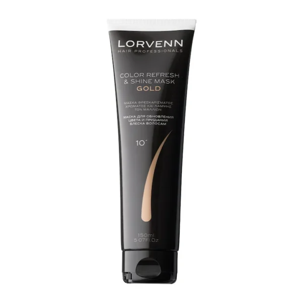 LORVENN Profesional Masca GOLD pentru reimprospatarea culorii, 150ML