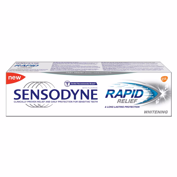 SENSODYNE Pasta de Dinți,Whitening, Rapid Action, 75ml