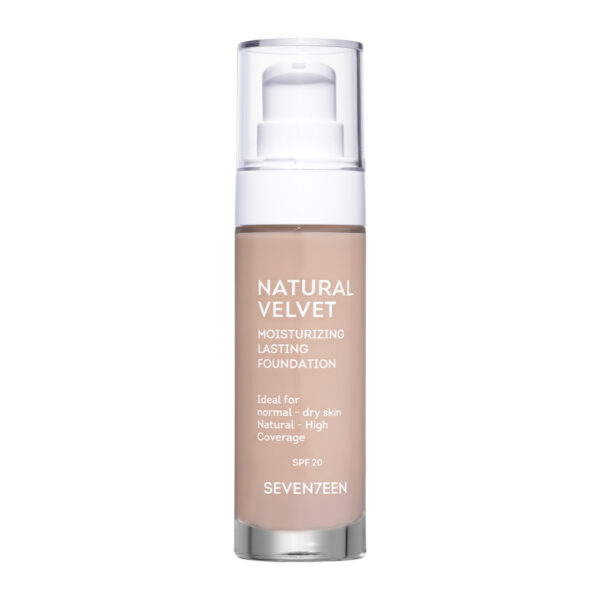 SEVENTEEN Fond TEN Natural Velvet Longlasting Matte Foundation 04 True Beige, SPF 20,30Ml