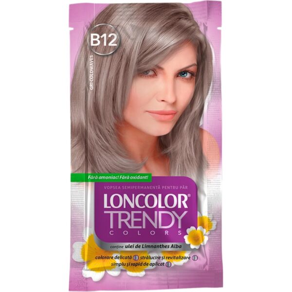 LONCOLOR TRENDY COLORS B 11Metal Blond  2x25ML,  VOPSEA SEMIPERMANENTA fara Amoniac